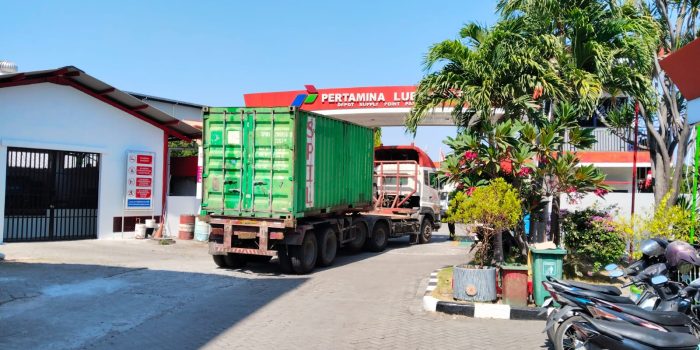 Kantor Depo DSP Pertamina Lubricants Pasar Turi. (Sugiantoro)