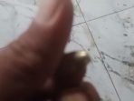 Proyektil yang ditemukan dalam rumah.
