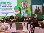 Bupati Banyuwangi Ipuk Fiestiandani dalam Leimena Conference di Jakarta.
