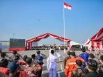 Upacara HUT ke-81 RI di Smelter Freepprt Indonesia, Gresik.