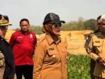 Wakil Bupati Bojonegoro Nurul Azizah saat sidak di tambang galian C di Desa Senganten, Kecamatan Malo.