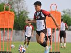 Takuya Matsunaga saat latihan. (Foto: Ist)