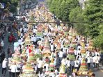 Gelaran Kirab Pawai Budaya Ancak Agung di Jember. (Foto: Ist)