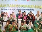 peluncuran penguatan koperasi susu di Koperasi Usaha Ternak Tani (KUTT) Suka Makmur, Kabupaten Pasuruan.