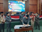 Perda Jasa Konstruksi resmi disahkan, diharapkan mampu meningkatkan kualitas pembangunan di Jombang. (istimewa)