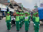 Peserta gerak jalan peringatan HUT RI