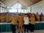 Bupati Mojokerto Muhammad Al Barra saat menghadiri acara Sinergitas Program Pemkab Mojokerto bersama TPP P3MD Tahun 2026 di Kecamatan Pungging. (istimewa)
