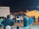 Lokasi dapur SPPG di Desa Medali, Mojokerto, yang meledak dan terbakar.(istimewa)
