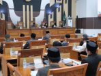 Wakil Bupati Shobih Asrori saat sidang paripurna.