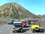 Suasana wisata gunung Bromo.