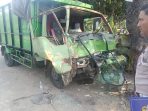 IMG-20260819-WA0038 Petugas Satlantas Polres Nganjuk mengamankan truk Mitsubishi dan sepeda motor Honda PCX di depan Puskesmas Prambon.