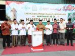 Posko disiapkan warga untuk menyambut para muktamirin. (istimewa)