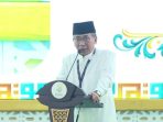 Ketua Umum Pengurus Besar Nahdlatul Ulama (PBNU) KH Yahya Cholil Staquf saat memberikan sambutan (istimewa)