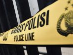 Ilustrasi garis polisi.