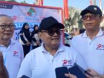 Ketua Dekopinwil Jatim Slamet Sutanto saat peringatan Harkopnas di Jatim. (Foto: Aji)