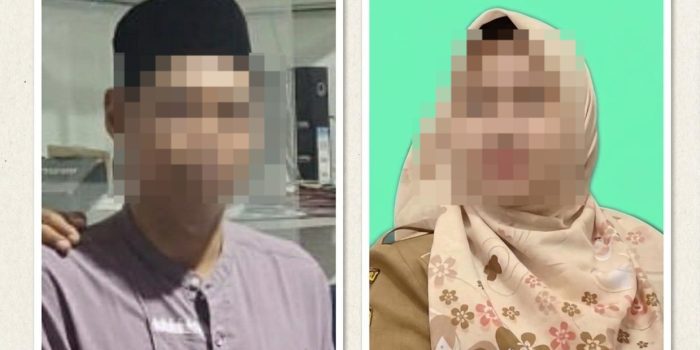 Perangkat desa S dan TW yang digerebek warga di Kantor Desa Putatlor, Kecamatan Menganti, Gresik. Perangkat desa S dan TW yang digerebek warga di Kantor Desa Putatlor, Kecamatan Menganti, Gresik.