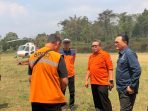 arjuno Ketua pelaksana BPBD Sugeng Hariyadi bersama tim.