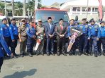 Penyerahan armada baru untuk Damkar Jember. (Foto: Aji) Penyerahan armada baru untuk Damkar Jember. (Foto: Aji)