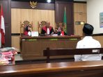 Saksi Agus Priyono memberikan keterangan sebagai saksi perkara SK ASN Palsu.