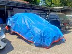 Mobil patroli yang dibakar di Polres Pasuruan